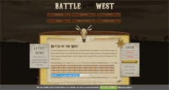 Desktop Screenshot of battleofthewest.com